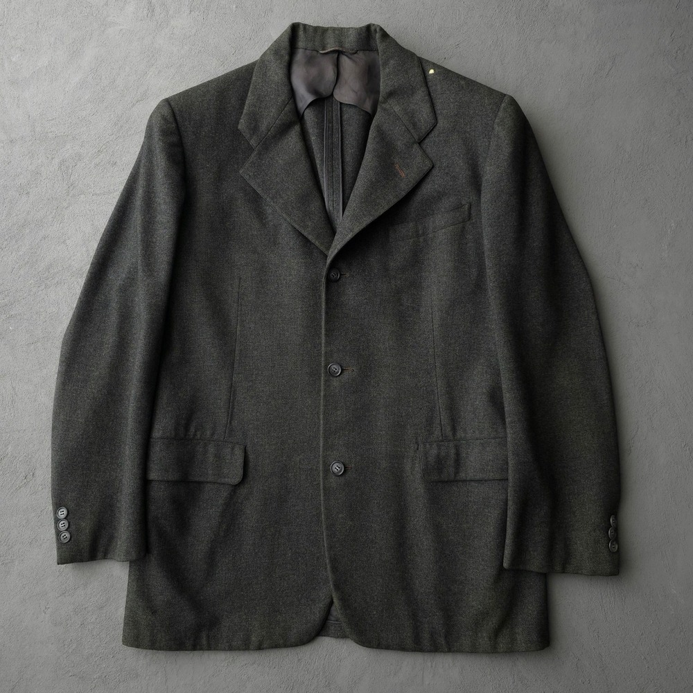 Vintage 1930s Gorsart Co. Charcoal Grey Wool Sport Coat Blazer Jacket